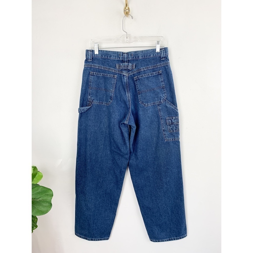 VTG Lee Women’s Carpenter Cargo High Rise Baggy Jeans Sz 10